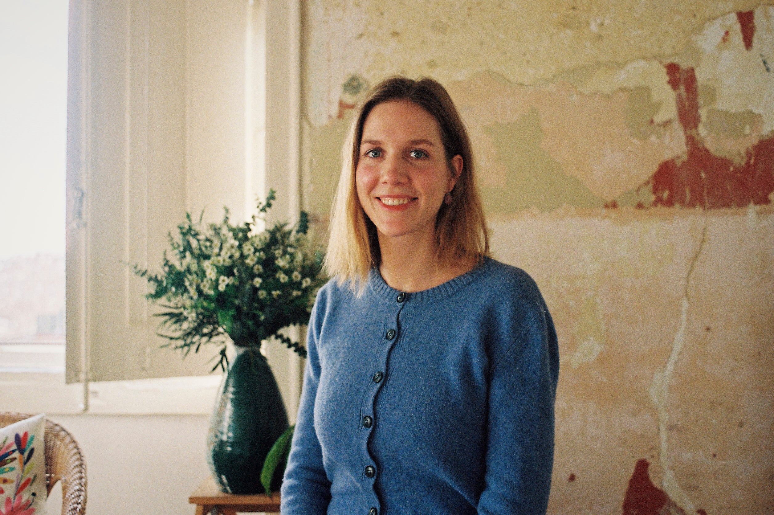 A portrait of the artist: illustrator and children book author Leo Liecht, depicted in her studio in Lisbon, Portugal 07