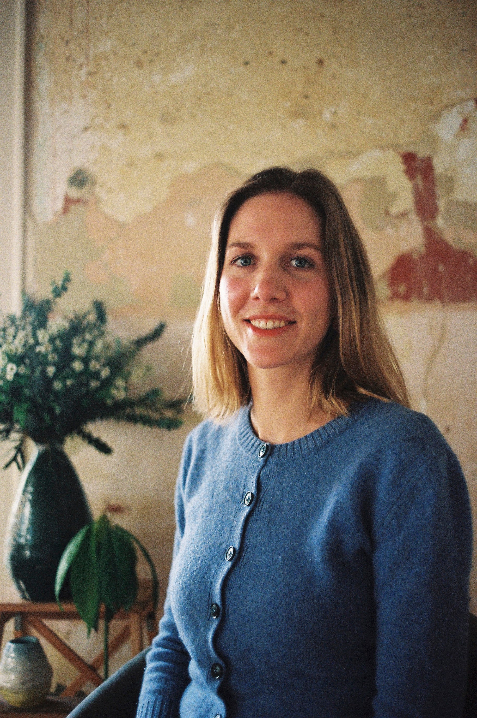 A portrait of the artist: illustrator and children book author Leo Liecht, depicted in her studio in Lisbon, Portugal 02